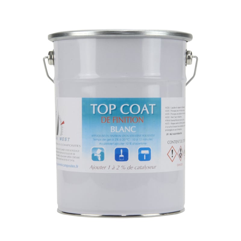 Gel coat polyester isophtalique de finition