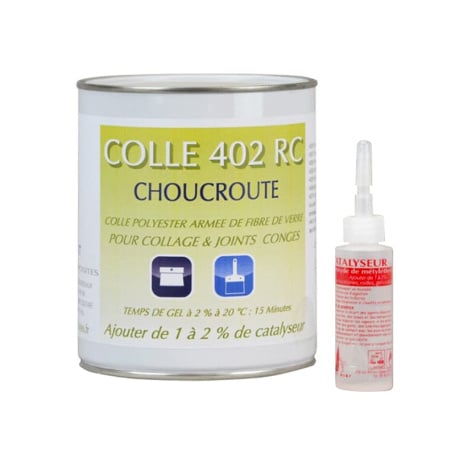 Kit colle polyester fibree - choucroute