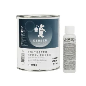 Mastic polyester pistolable
