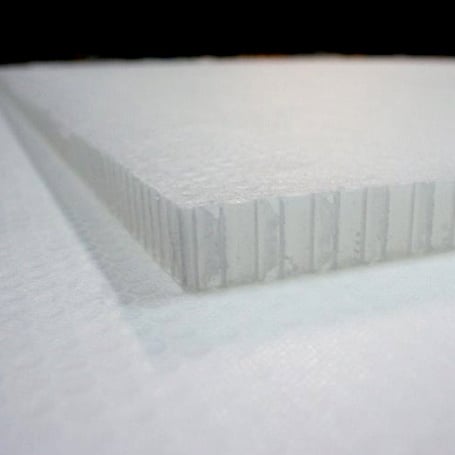 Plaque de nid d'abeille polypropyléne