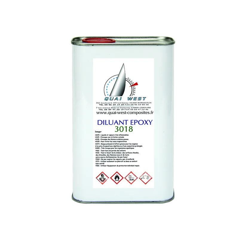 Diluant époxy 3018 en bidon de 1 litre