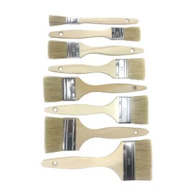 Pinceaux plats de largeur 20, 30, 40, 50, 60, 70 et 80 mm