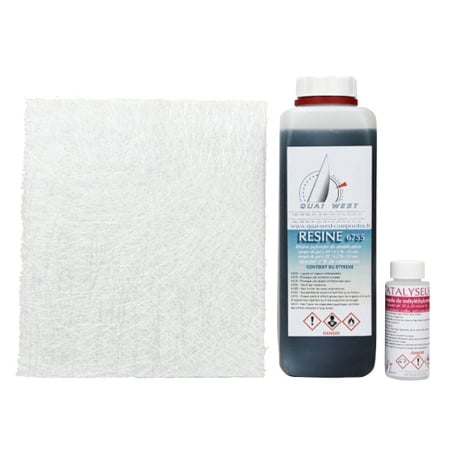 Kit pour réparation polyester