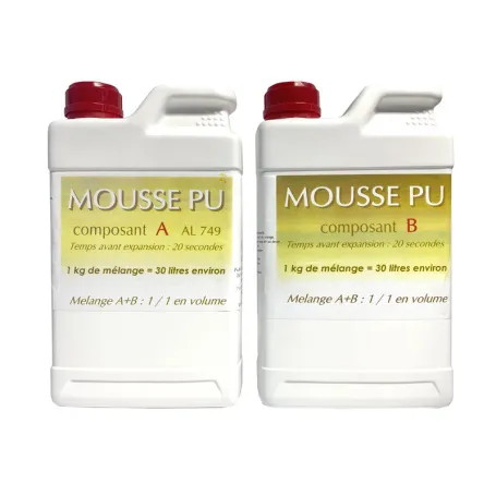 Kit Mousse polyurethane 35 Kg/m3