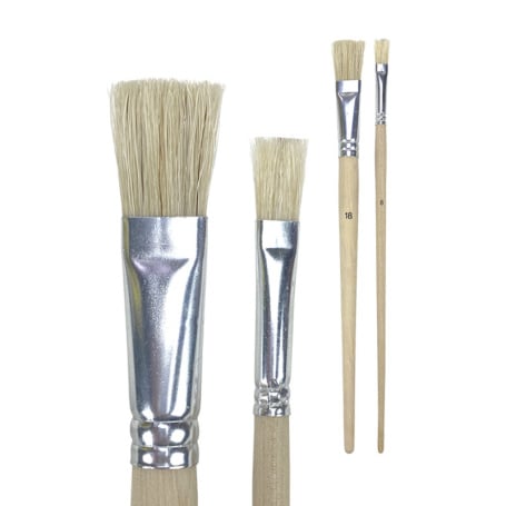 Pinceaux à tableau plat