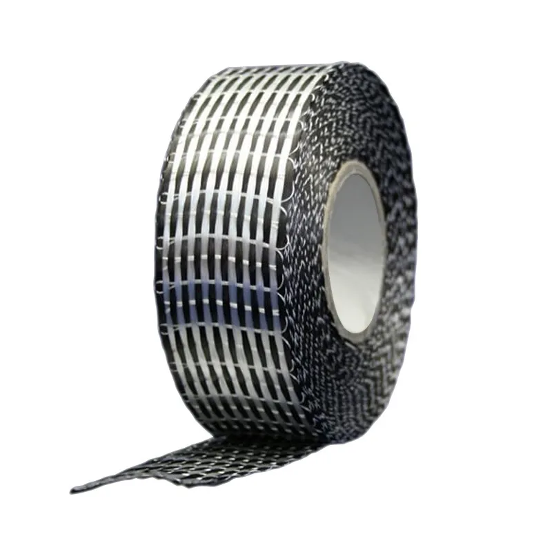 Tissu de Verre et Carbone en Ruban Unidirectionnel 480 gr/m2 de largeur 25 mm