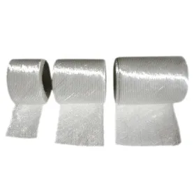 Tissu de verre en Ruban biaxial 400 gr +  Mat 150 gr de largeur 15 cm