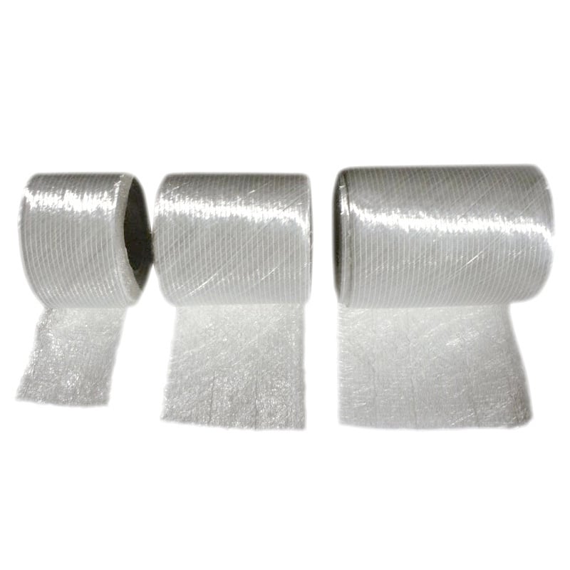 Tissu de verre en Ruban biaxial 400 gr +  Mat 150 gr de largeur 15 cm