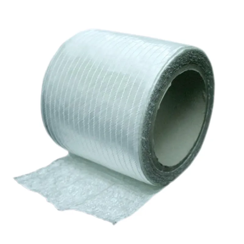 Tissu de verre en Ruban biaxial 400 gr +  Mat 150 gr de largeur 10 cm