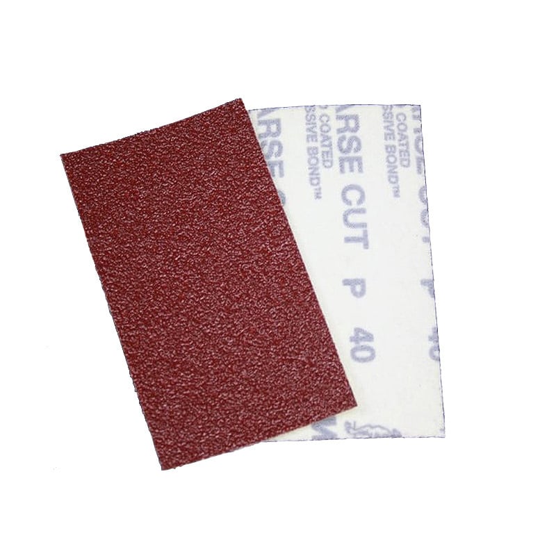 Feuilles abrasives à sec Velcro 70 x 125 mm