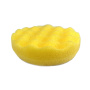 Mousse jaune de polissage alvéolée 150 mm