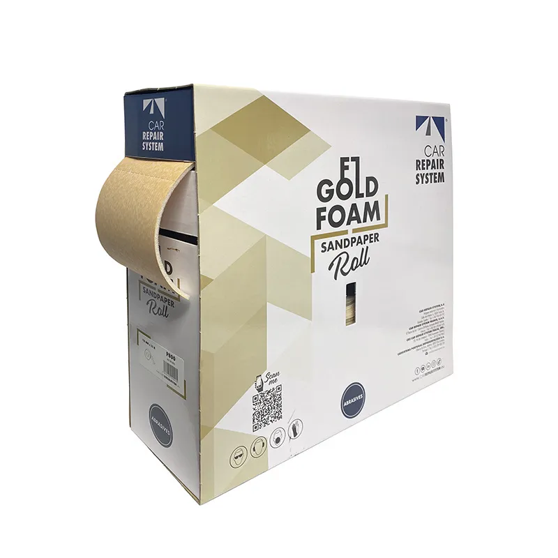 Rouleau abrasif sur mousse Goldflex soft