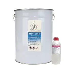KIT Résine polyester Surf en 25 kg avec catalyseur