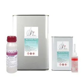 Kit Résine Polyester isophtalique de stratification (stratification piscine)